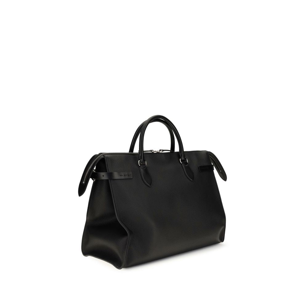 Valentino Garavani Antibes large Black Leather Shoulder Bag
