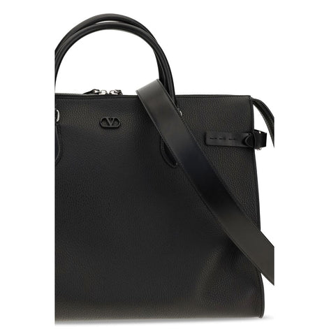 Valentino Garavani Antibes large Black Leather Shoulder Bag
