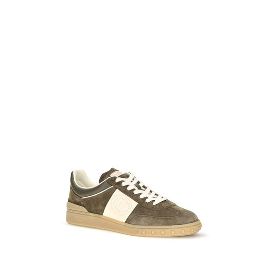 Valentino Garavani Bicolor Calf Leather Bos Taurus Low Top Sneakers