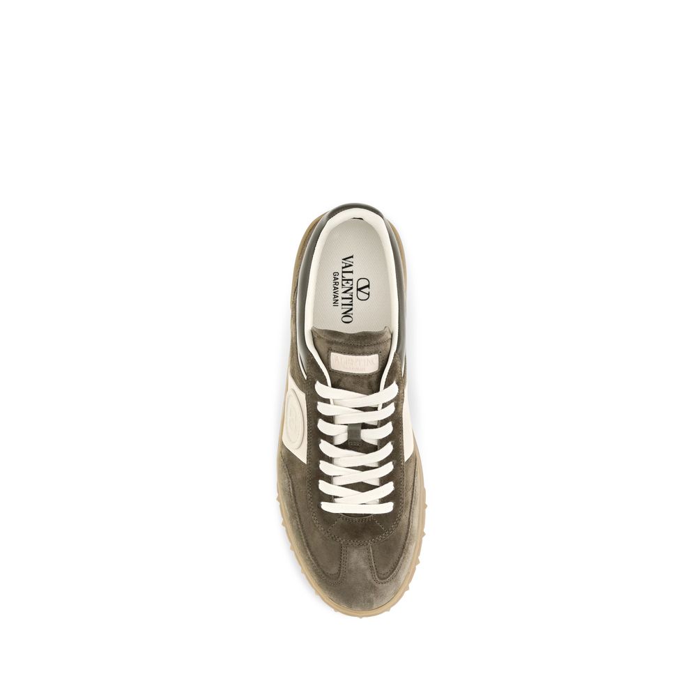 Valentino Garavani Upvillage Bicolor Leather Low Top Sneakers