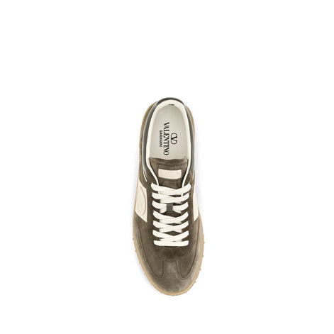 Valentino Garavani Upvillage Bicolor Leather Low Top Sneakers