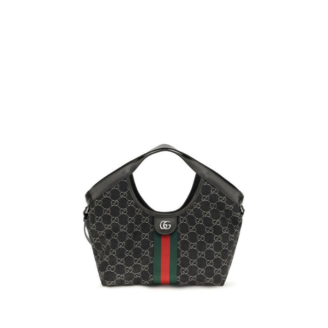 Gucci Black Fabric Shoulder Bag