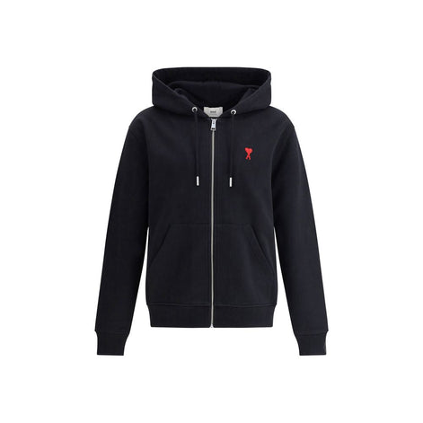 Ami Paris Black Cotton Sweatshirt