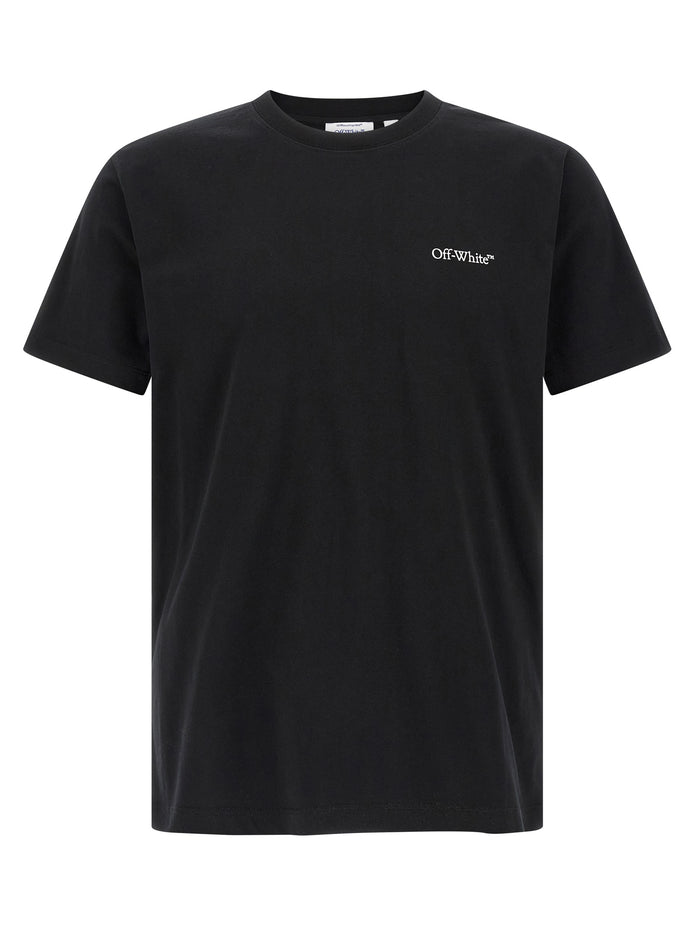 Off-White Black Cotton T-Shirt