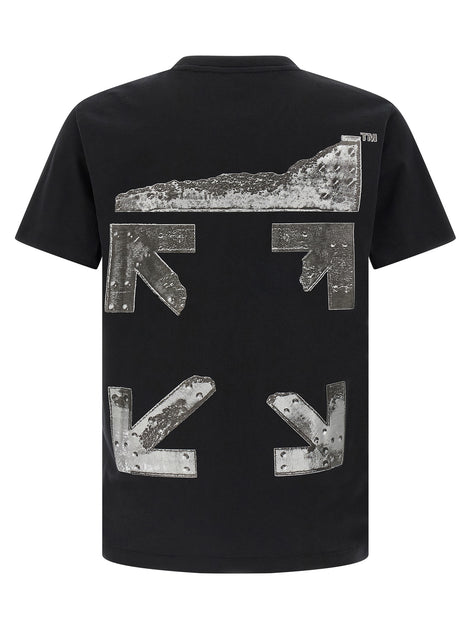 Off-White Black Cotton T-Shirt
