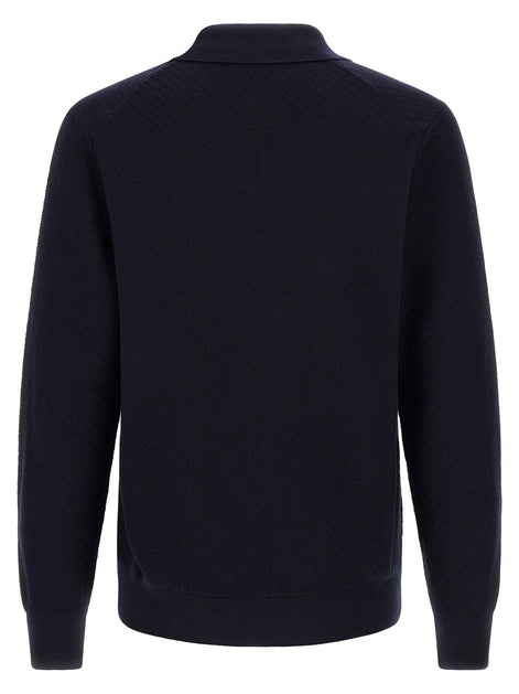 Hugo Boss Blue Cotton Polo Shirt