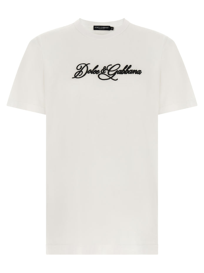 Dolce & Gabbana White Cotton T-Shirt