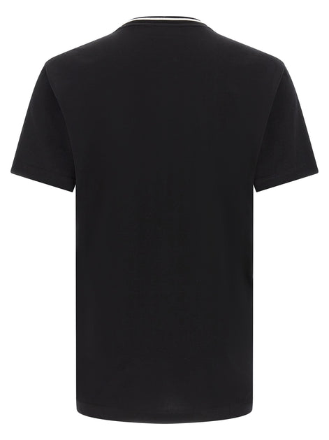 Dolce & Gabbana Black Cotton T-Shirt