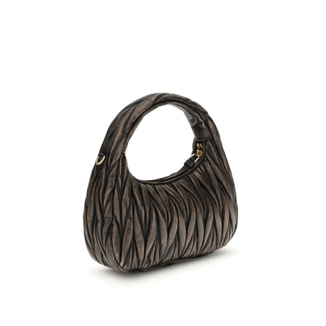 Miu Miu Wander Brown Lamb Shoulder Bag