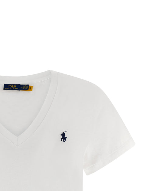 Polo Ralph Lauren White Cotton T-Shirt