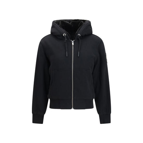 Moose Knuckles Black Cotton Sweatshirt