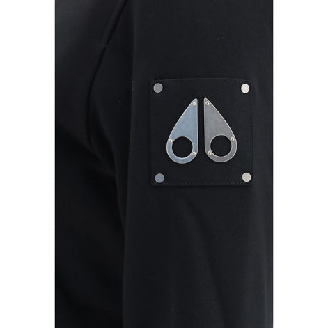 Moose Knuckles Black Cotton Sweatshirt