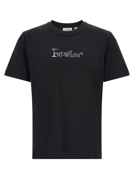 Off-White Black Cotton T-Shirt