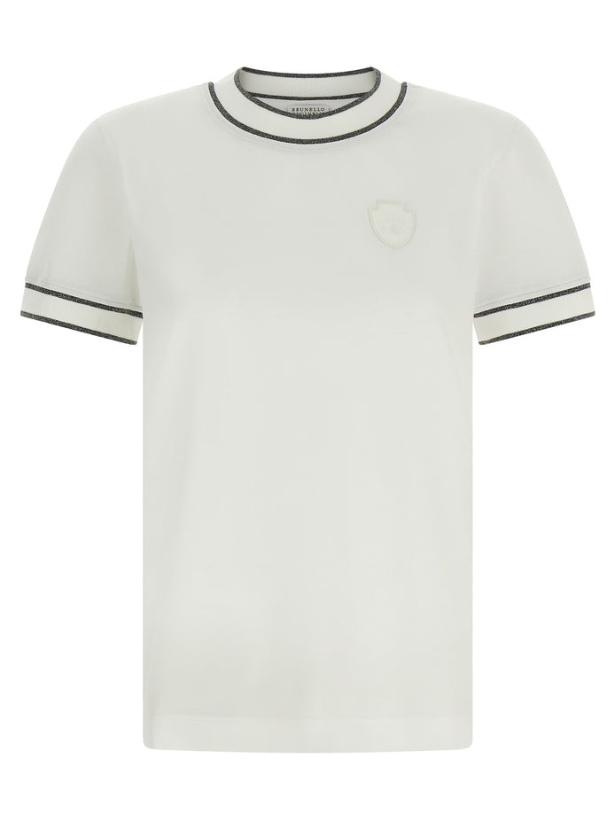 Brunello Cucinelli White Cotton T-Shirt