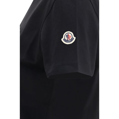 Moncler Black Cotton T-Shirt