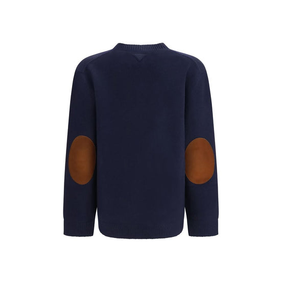 Prada Blue Wool Oves Aries Sweatshirt