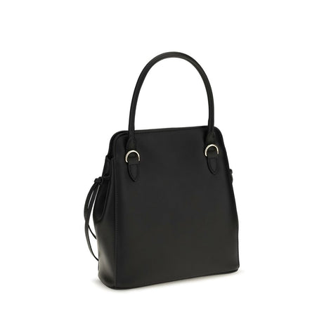Prada Black Calf Leather Bos Taurus Shoulder Bag