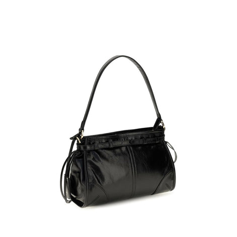 Prada Black Calf Leather Bos Taurus Handbag