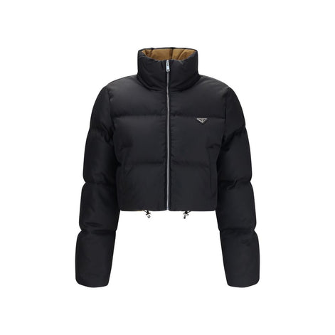 Prada Black Goose Down Full-Length Jacket