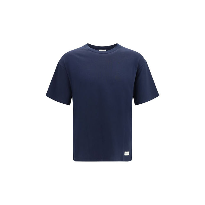 Saint Laurent Blue Cotton T-Shirt