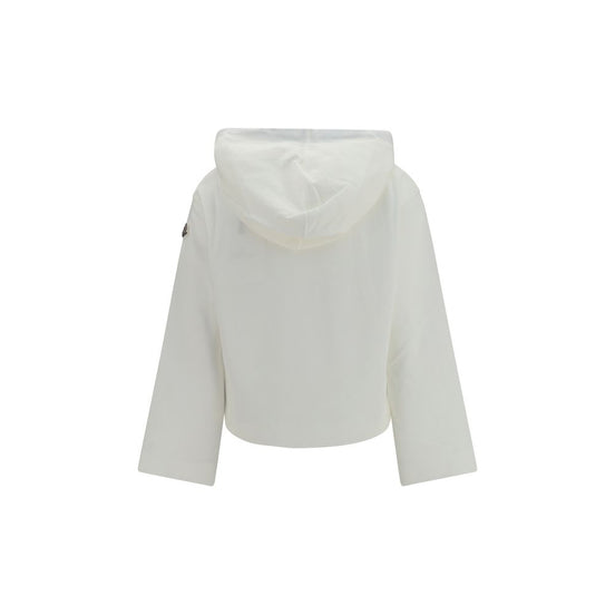 Moncler White Cotton Sweatshirt