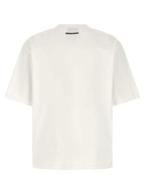 Dsquared² White Cotton T-Shirt