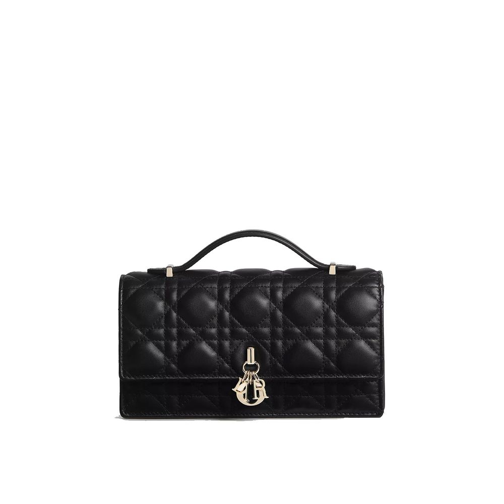 Dior mini Black Leather Shoulder Bag