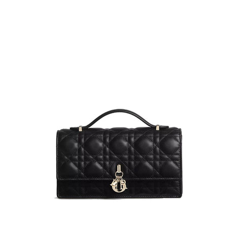 Dior mini Black Leather Shoulder Bag