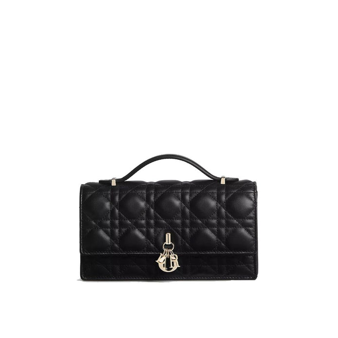 Dior mini Black Leather Shoulder Bag