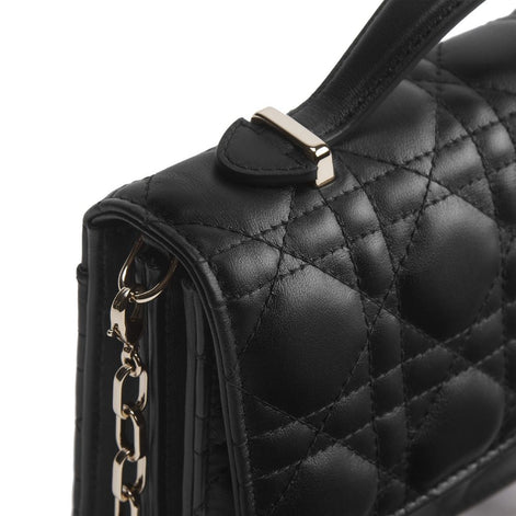 Dior mini Black Leather Shoulder Bag