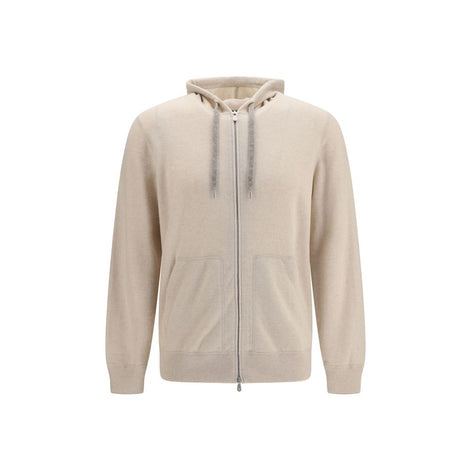 Brunello Cucinelli Beige Cashmere Sweatshirt