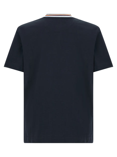 Fendi Blue Cotton T-Shirt