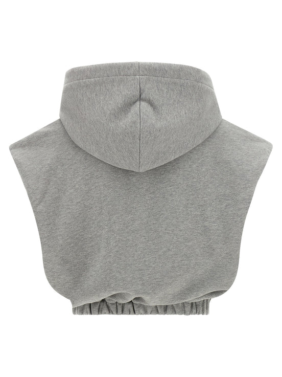 Fendi Gray Cotton Sweatshirt