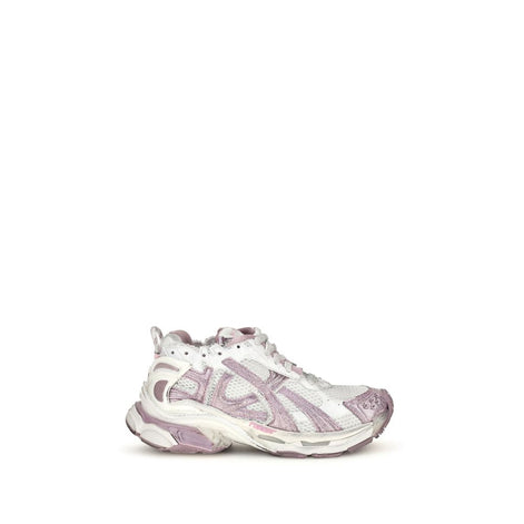 Balenciaga Runner Purple Polyester Athletic Sneakers