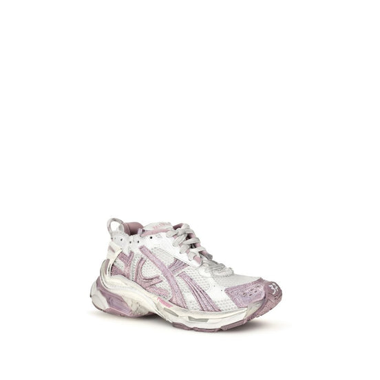 Balenciaga Purple Polyester Athletic Sneakers