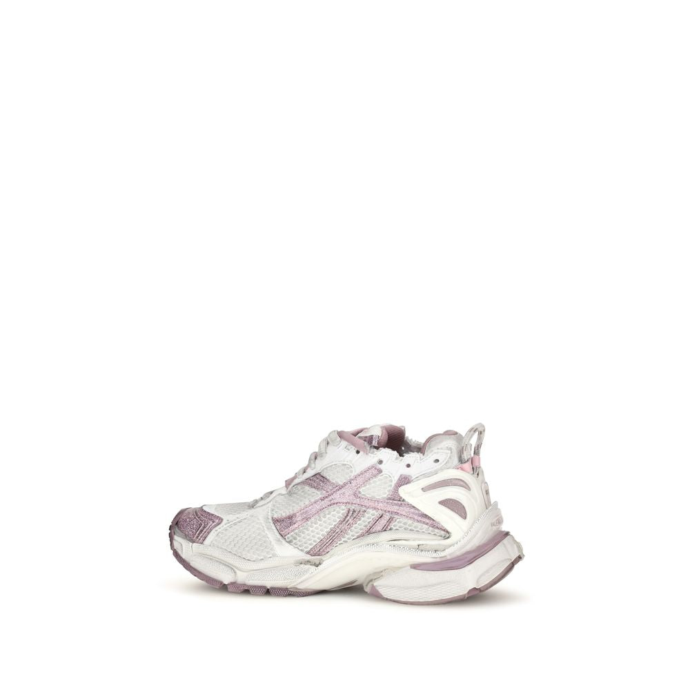 Balenciaga Runner Purple Polyester Athletic Sneakers