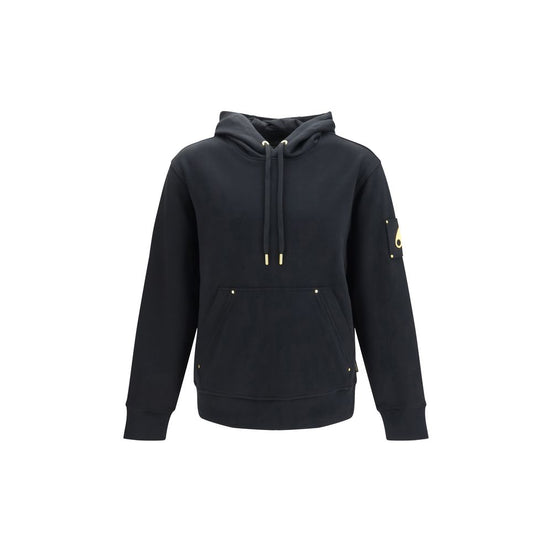 Moose Knuckles Black Cotton Sweatshirt