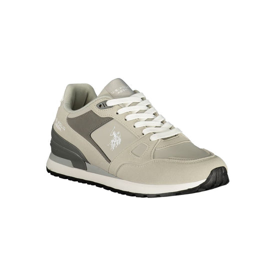U.S. POLO ASSN. Grey Polyurethane Men's Sneaker
