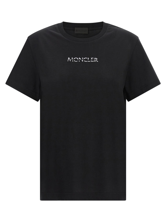 Moncler Black Cotton T-Shirt