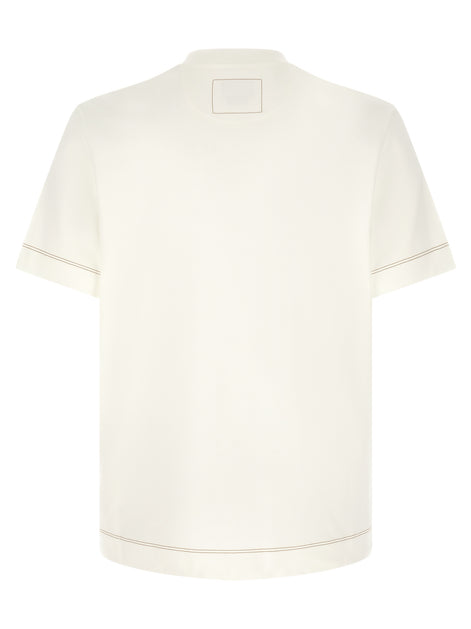 Fendi White Cotton T-Shirt