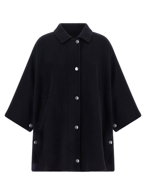 PINKO Blue Wool Coat
