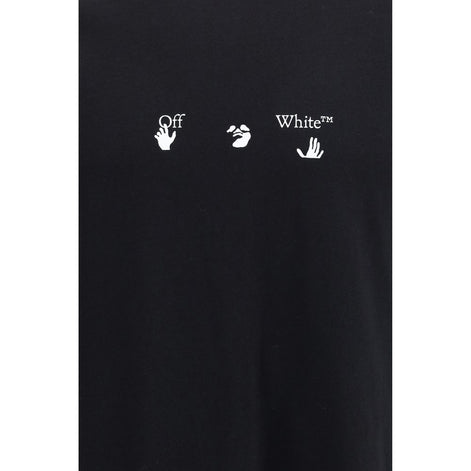 Off-White Black Cotton T-Shirt