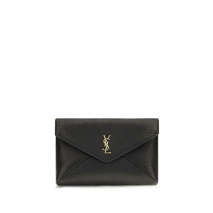 Saint Laurent Black Lamb Ovis Aries Aries Wallet