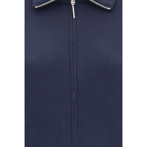 Giorgio Armani Blue Wool Oves Aries Bomber