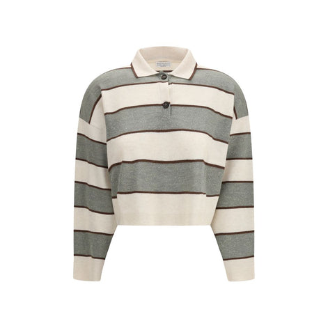 Brunello Cucinelli Multicolor Wool Oves Aries T-Shirt