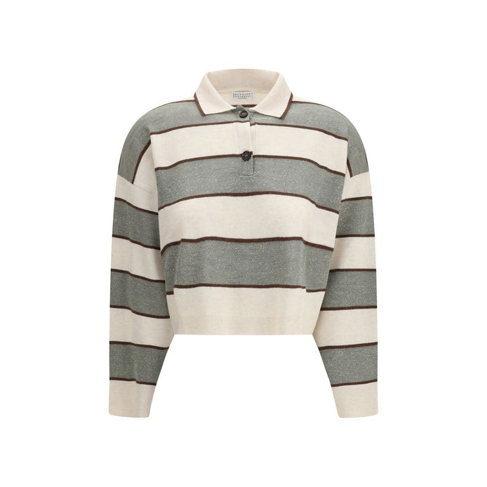 Brunello Cucinelli Multicolor Wool Oves Aries T-Shirt