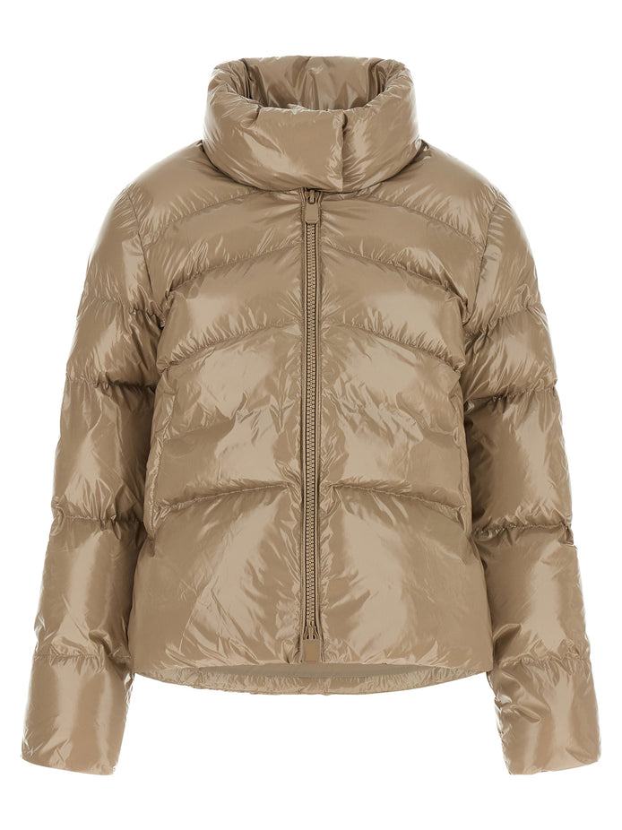 PINKO Beige Polyamide Full-Length Jacket