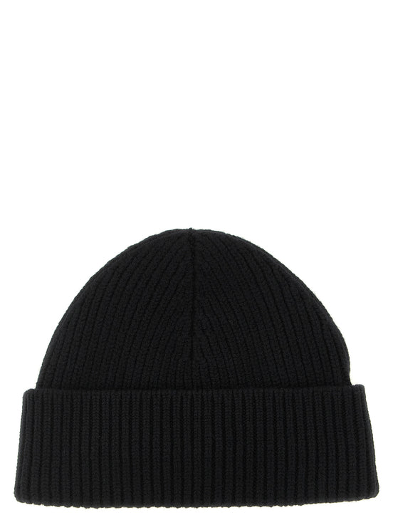 Ami Paris Black Wool Beanie