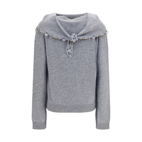 Prada Gray Cashmere Sweatshirt