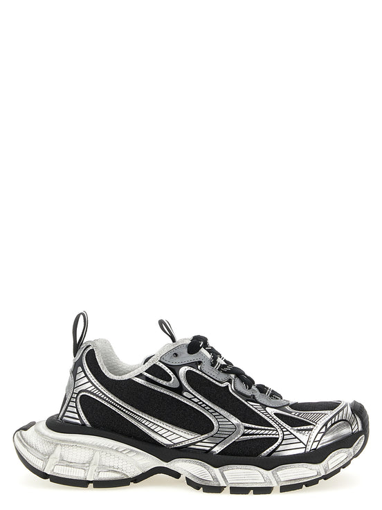 Balenciaga 3XL Black Polyethylene Athletic Sneakers